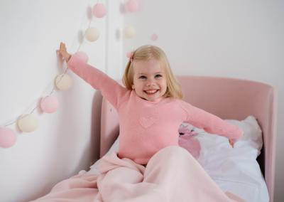 Кровать Ellipsefurniture Кровать KIDI Soft для детей от 2 до 4 лет (розовый) арт. KD010503040101