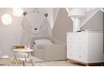 Диван-кровать Ellipsefurniture Диван-кровать KIDI Soft с низким изножьем 90*200 см R (бежевый) арт. KD010501020101