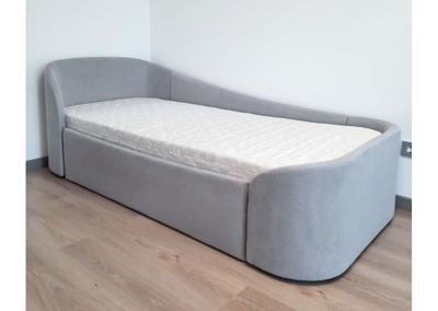 Диван-кровать Ellipsefurniture Диван-кровать KIDI Soft с низким изножьем 90*200 см R (серый) арт. KD010502020101