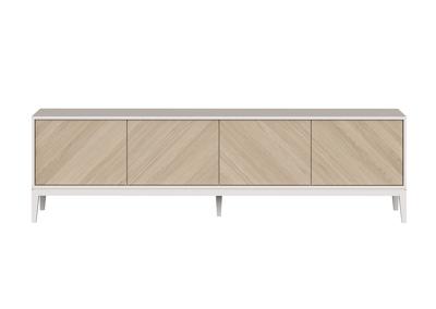 Тумба Ellipsefurniture Тумба Fjord 4 двери напольная (белая) арт. FJ010101270101