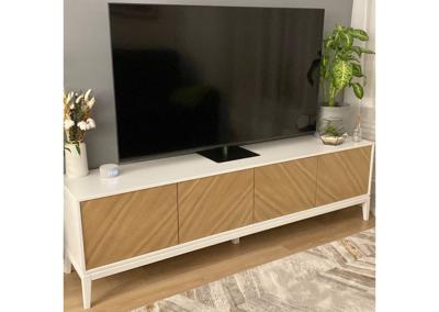 Тумба Ellipsefurniture Тумба Fjord 4 двери напольная (белая) арт. FJ010101270101