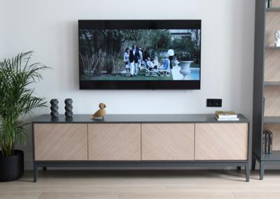 Тумба Ellipsefurniture Тумба Fjord 4 двери напольная (темно-серый) арт. FJ010102270101