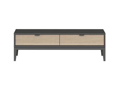 Тумба Ellipsefurniture Тумба Fjord 2 ящика напольная (темно-серый) арт. FJ010102220101