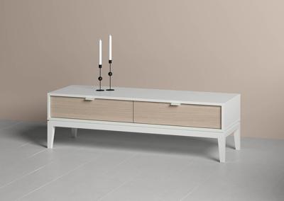 Тумба Ellipsefurniture Тумба Fjord 2 ящика напольная (белая) арт. FJ010101220101