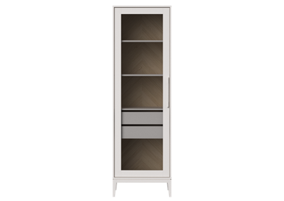Витрина Ellipsefurniture Витрина Fjord 2 ящика L (белый) арт. FJ010101150101