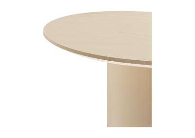Столик Ellipsefurniture Столик Type D 60 см со смещенным основанием D 39 см (молочный) арт. TY010107080101
