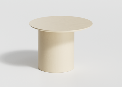 Столик Ellipsefurniture Столик Type D 50 см со смещенным основанием D 29 см (молочный) арт. TY010107070101