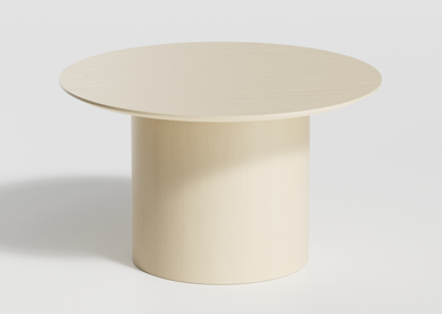 Столик Ellipsefurniture Столик Type D 70 см основание D 39 см (молочный) арт. TY010107050101