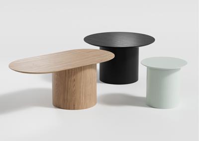 Столик Ellipsefurniture Столик Type D 40 см основание D 29 см (серо-бежевый) арт. TY010105010101