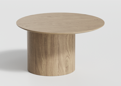 Столик Ellipsefurniture Столик Type D 70 см со смещенным основанием D 39 см (натуральный дуб) арт. TY010101090101