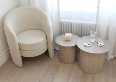 Столик Ellipsefurniture Столик Type D 50 см основание D 39 см (натуральный дуб) арт. TY010101020101