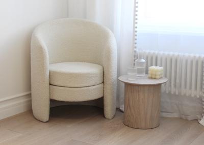 Столик Ellipsefurniture Столик Type D 40 см основание D 29 см (натуральный дуб) арт. TY010101010101