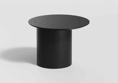 Столик Ellipsefurniture Столик Type D 50 см со смещенным основанием D 29 см (черный) арт. TY010102070101