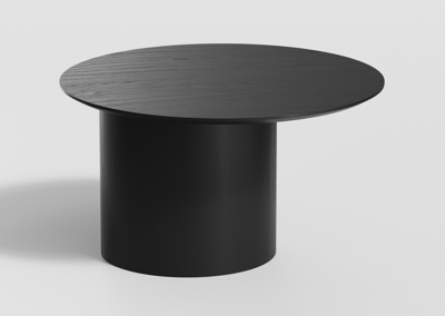 Столик Ellipsefurniture Столик Type D 70 см со смещенным основанием D 39 см (черный) арт. TY010102090101