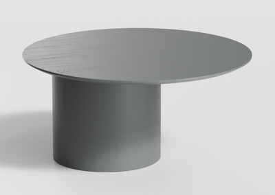 Столик Ellipsefurniture Столик Type D 80 см со смещенным основанием D 39 см (серый) арт. TY010104100101