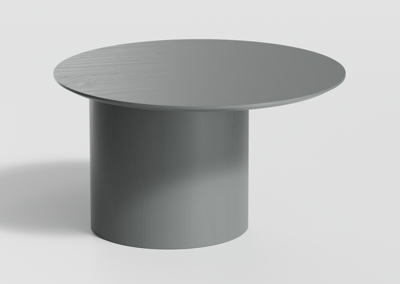 Столик Ellipsefurniture Столик Type D 70 см со смещенным основанием D 39 см (серый) арт. TY010104090101