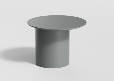 Столик Ellipsefurniture Столик Type D 50 см со смещенным основанием D 29 см (серый) арт. TY010104070101
