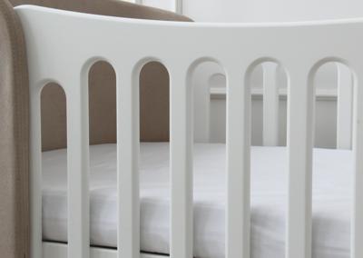 Остальные предметы Ellipsefurniture Простынь для кроватки KIDI soft от 0 до 4 лет, размер 63*133 см (белый, сатин) арт. TX02231900142