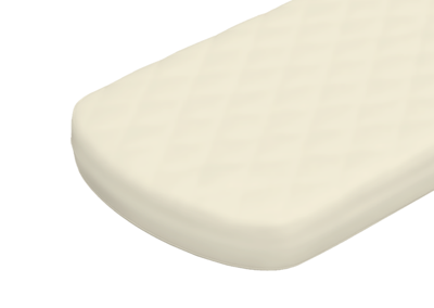 Наматрасник Ellipsefurniture Простынь для кровати KIDI soft размер М 80*180 см (молочный, сатин) арт. KIABDK07010110