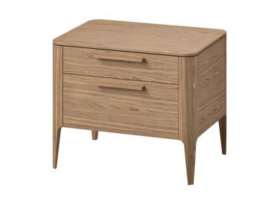 Мебель Ellipsefurniture Тумба прикроватная Type oak 2 ящика ширина 60 см (натуральный дуб) арт. TY010201310101