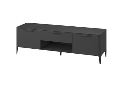Мебель Ellipsefurniture Тумба Type oak под ТВ ширина 180 см (черный) арт. TY010208270101