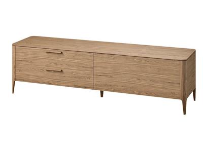 Мебель Ellipsefurniture Тумба Type oak под ТВ 2 ящика откидная дверь (натуральный дуб) арт. TY010201250101