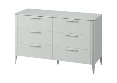 Мебель Ellipsefurniture Комод Type oak 6 ящиков ширина 170 см (светло-серый) арт. TY010204100101
