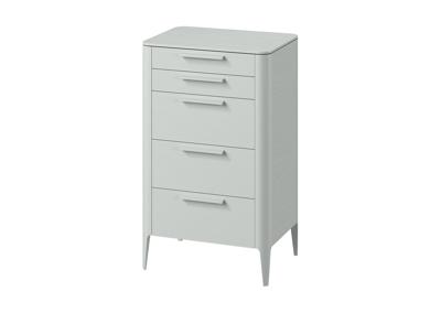 Мебель Ellipsefurniture Комод Type oak высокии? 5 ящиков (светло-серый) арт. TY010204110101