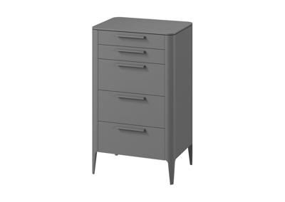Мебель Ellipsefurniture Комод Type oak высокии? 5 ящиков (серый) арт. TY010203110101