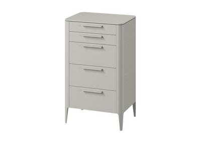 Мебель Ellipsefurniture Комод Type oak высокии? 5 ящиков (серо-бежевый) арт. TY010205110101