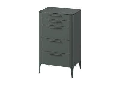 Мебель Ellipsefurniture Комод Type oak высокии? 5 ящиков (темно-серый) арт. TY010207110101