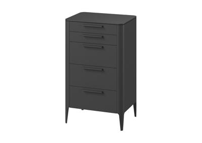 Мебель Ellipsefurniture Комод Type oak высокии? 5 ящиков (черный) арт. TY010208110101