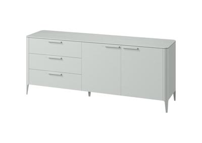 Тумба Ellipsefurniture Тумба Type oak 3 ящика 2 двери L (светло-серый) арт. TY010204220101