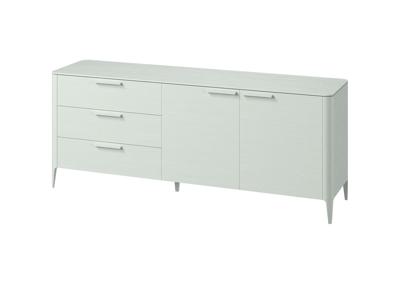 Тумба Ellipsefurniture Тумба Type oak 3 ящика 2 двери L (белый) арт. TY010202220101