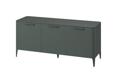 Тумба Ellipsefurniture Тумба Type oak 3 двери ширина 160 см (темно-серый) арт. TY010207200101