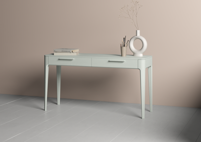 Консоль Ellipsefurniture Консоль Type oak 2 ящика ширина 140 см (белый) арт. TY010202140101