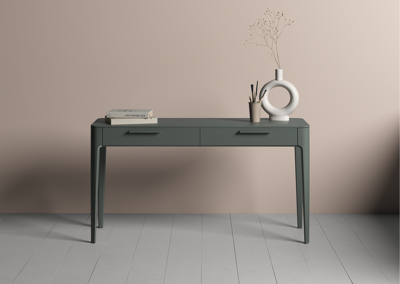 Консоль Ellipsefurniture Консоль Type oak 2 ящика ширина 140 см (темно-серый) арт. TY010207140101
