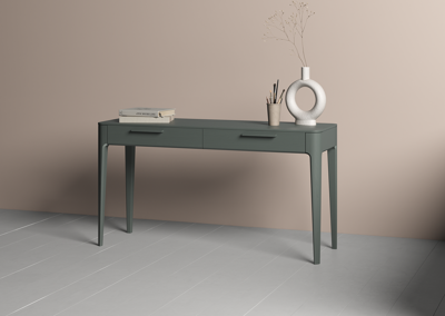 Консоль Ellipsefurniture Консоль Type oak 2 ящика ширина 140 см (темно-серый) арт. TY010207140101