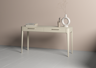 Консоль Ellipsefurniture Консоль Type oak 2 ящика ширина 140 см (молочный) арт. TY010206140101