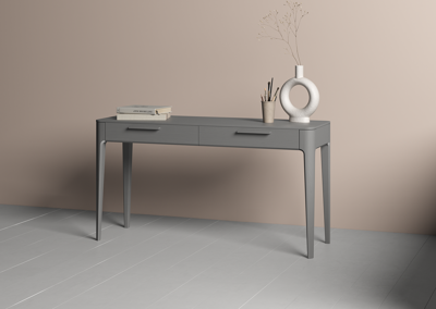 Консоль Ellipsefurniture Консоль Type oak 2 ящика ширина 140 см (серый) арт. TY010203140101