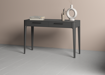 Консоль Ellipsefurniture Консоль Type oak 2 ящика ширина 120 см (черный) арт. TY010208130101