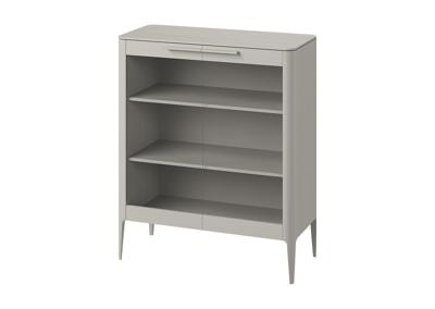 Витрина Ellipsefurniture Витрина Type oak стеклянная высота 120 см (серо-бежевый) арт. TY010205010101