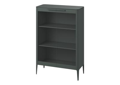 Витрина Ellipsefurniture Витрина Type oak стеклянная высота 150 см (темно-серый) арт. TY010207020101