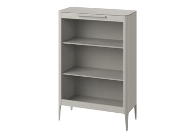 Витрина Ellipsefurniture Витрина Type oak стеклянная высота 150 см (серо-бежевый) арт. TY010205020101