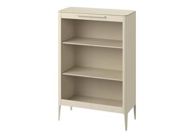 Витрина Ellipsefurniture Витрина Type oak стеклянная высота 150 см (молочный) арт. TY010206020101
