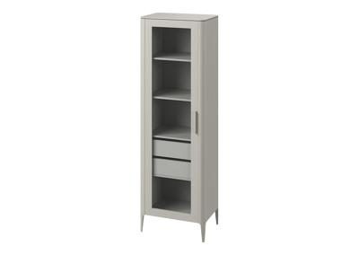Витрина Ellipsefurniture Витрина Type oak стеклянная высота 200 см L (серо-бежевый) арт. TY010205030101
