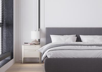 Мебель Ellipsefurniture Тумба прикроватная Type 2 ящика ширина 50 см (молочный) арт. TY010305320101