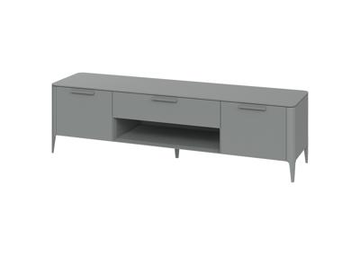 Тумба под ТВ Ellipsefurniture Тумба Type под ТВ ширина 200 см (серый) арт. TY010303300101