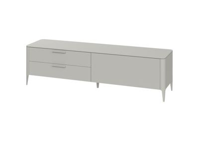 Тумба под ТВ Ellipsefurniture Тумба Type под ТВ 2 ящика откидная дверь (серо-бежевый) арт. TY010304260101