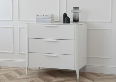 Мебель Ellipsefurniture Комод Type 3 ящика ширина 90 см (белый) арт. TY010301070101